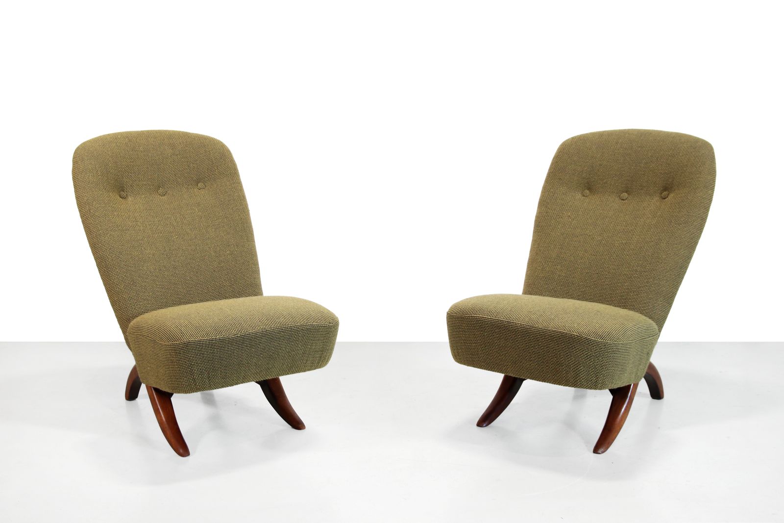 Set Of Two Congo Chairs By Theo Ruth For Artifort photo for sale