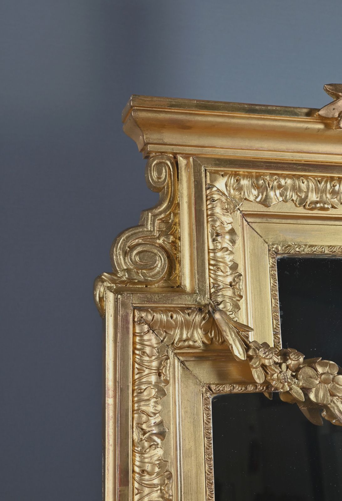 photo furniture Important Giltwood Mirror, Louis XVI Style – Second Half Of The 19th Century