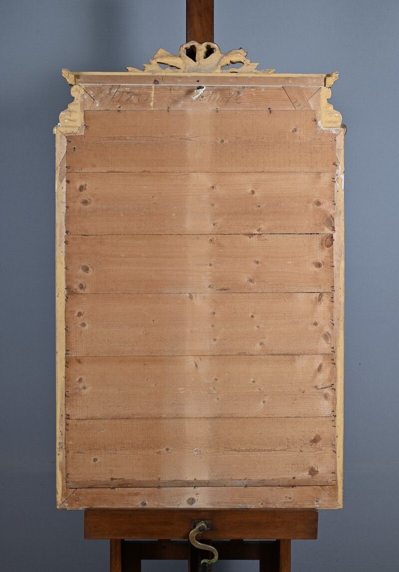 1820.0 Important Giltwood Mirror, Louis XVI Style – Second Half Of The 19th Century photo
