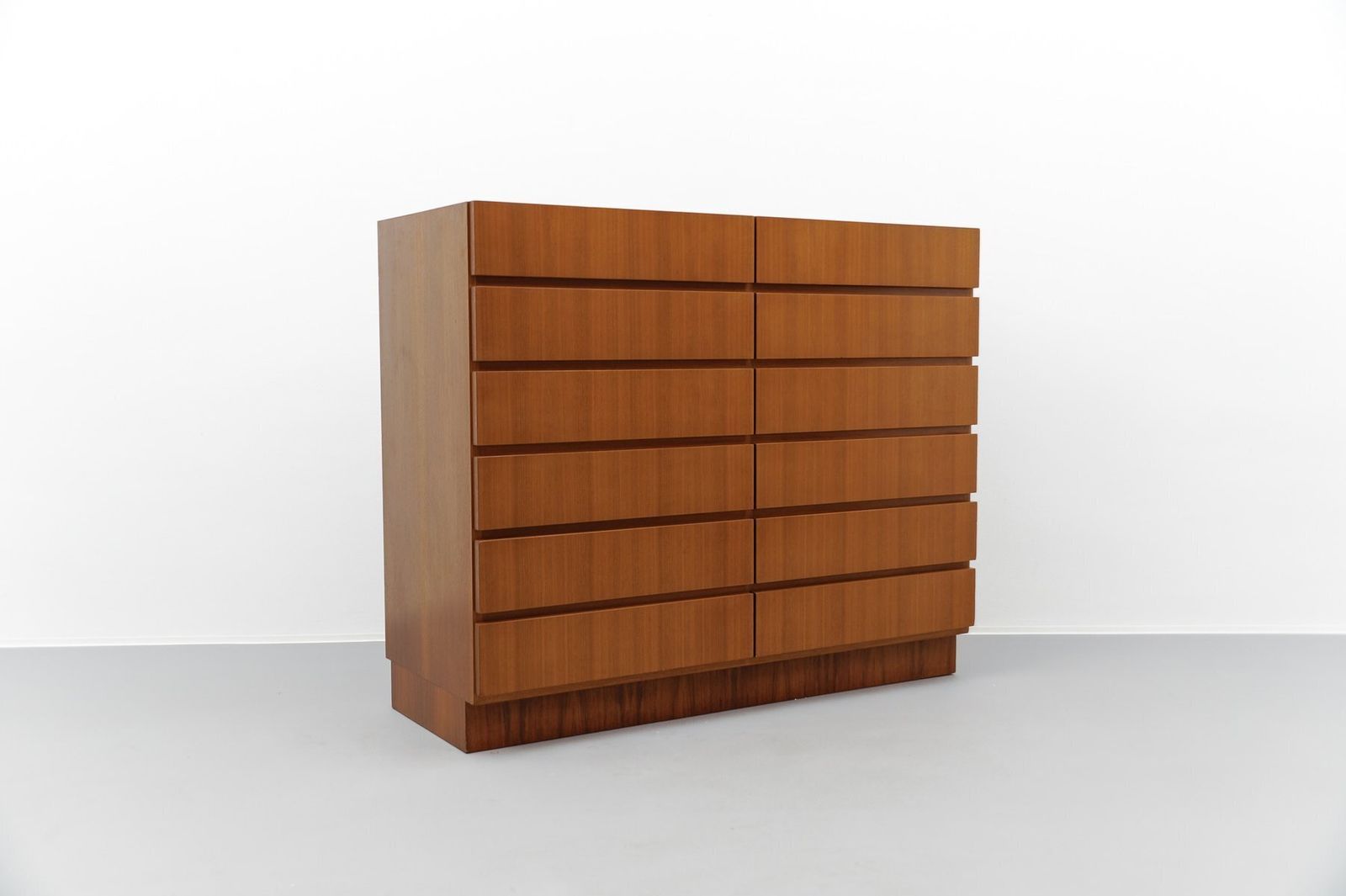Mid Century Chest Of Drawers Made Of Walnut, 1960s