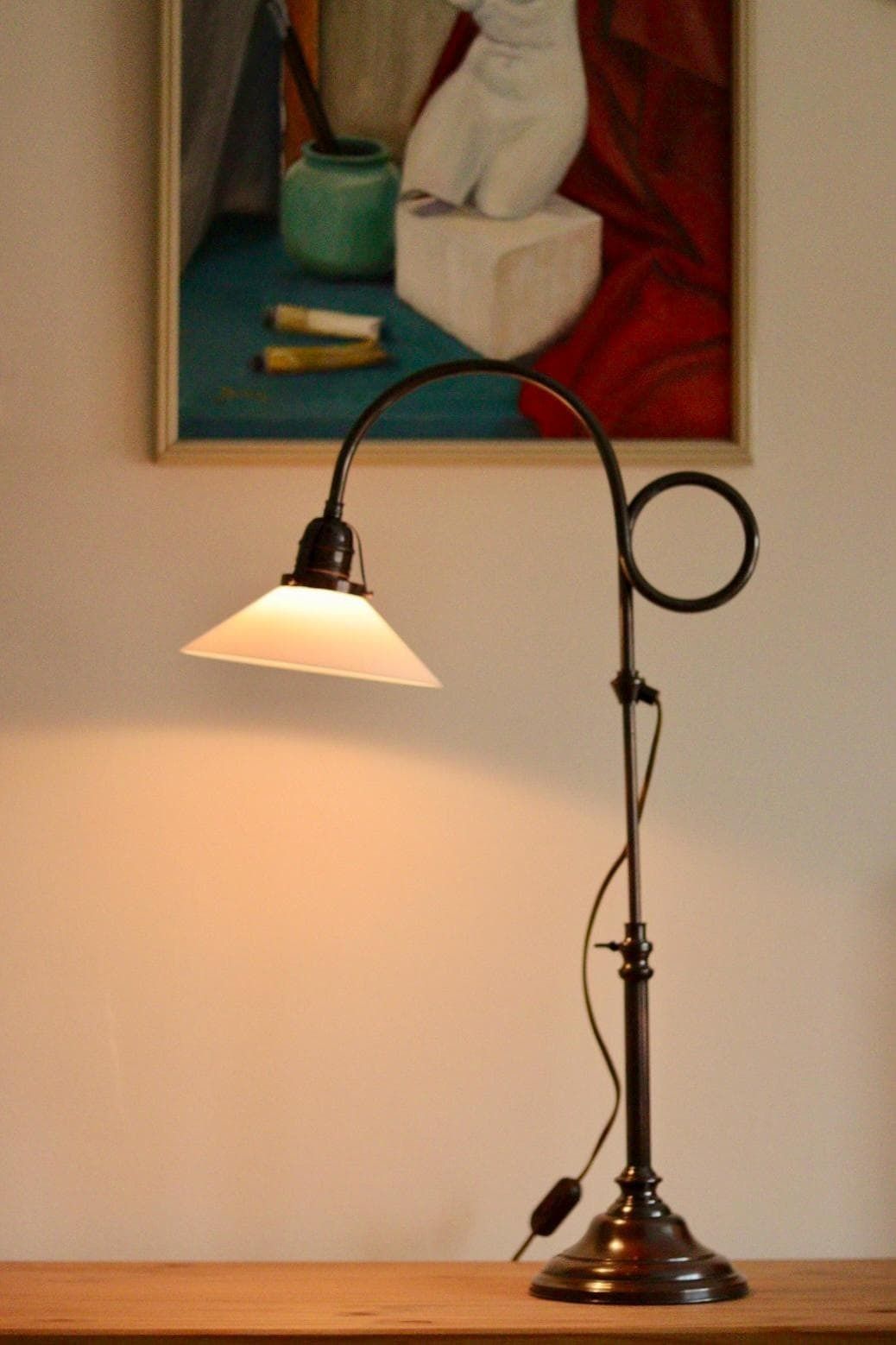 Vintagetable Lamp By Gamla Stan’s Lampverkstad, Sweden – Mid 20th Century photo 475.0