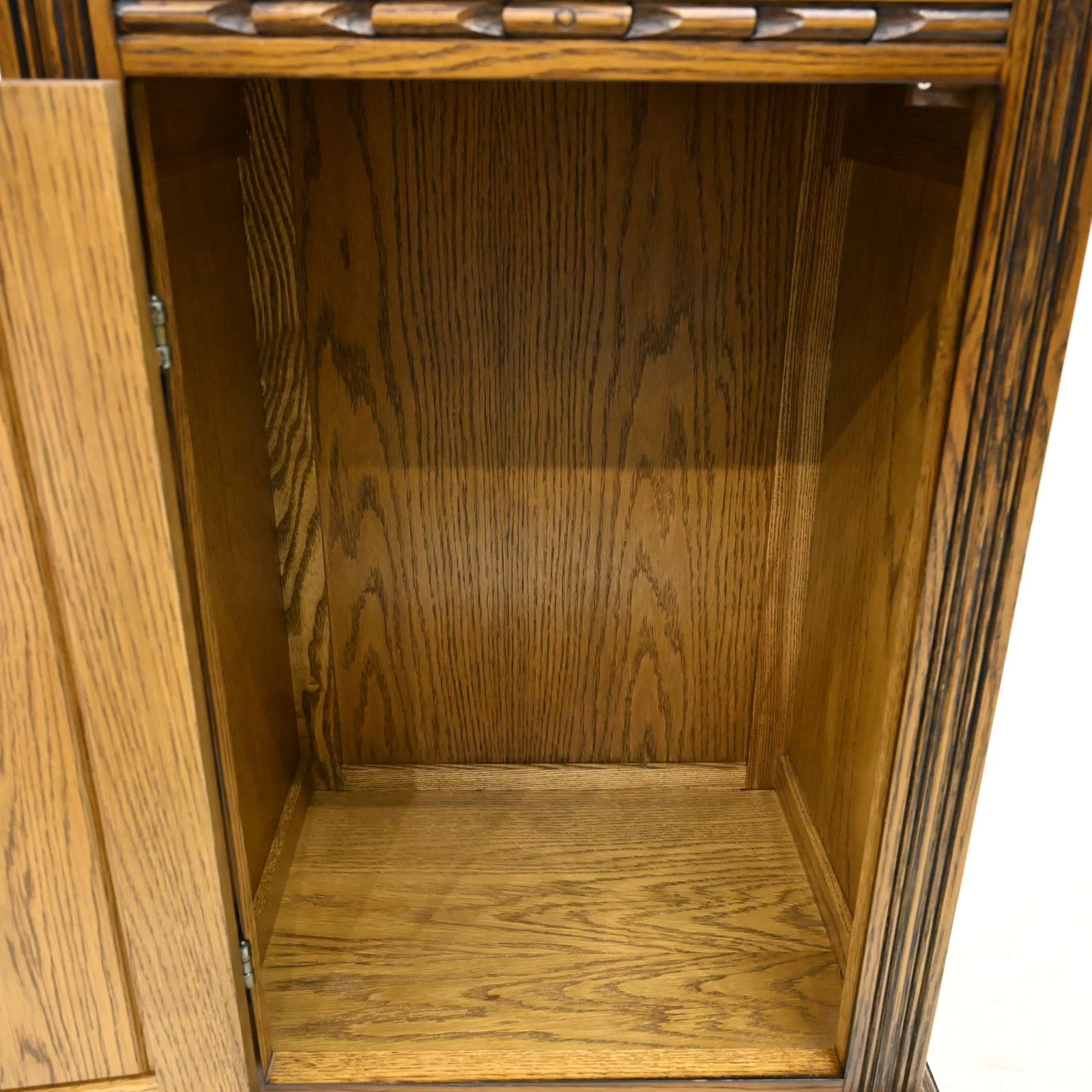 Furniture Old Charm Pedestal Cabinet Drawer Light Oak Free Delivery photo