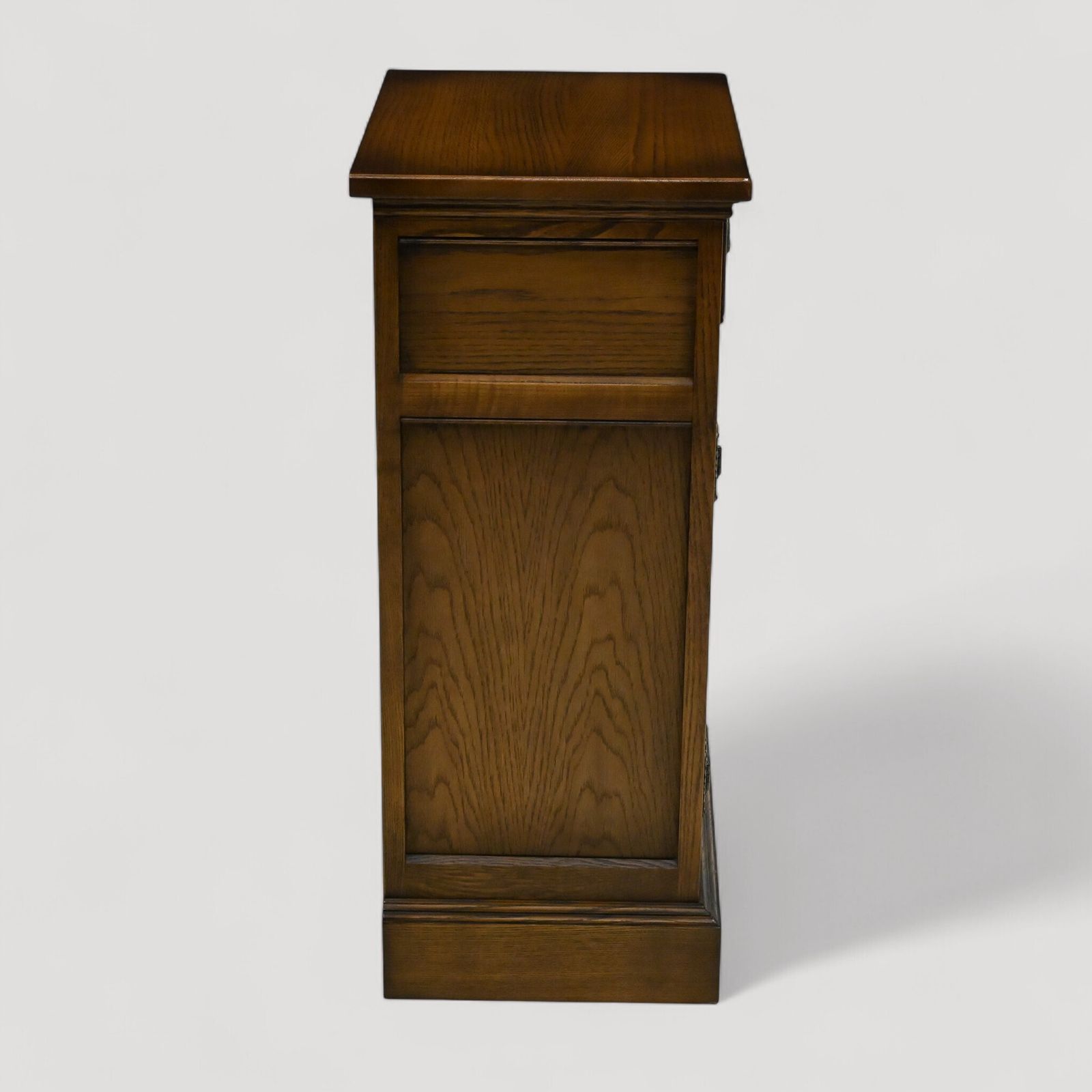 photo buy Old Charm Pedestal Cabinet Drawer Light Oak Free Delivery