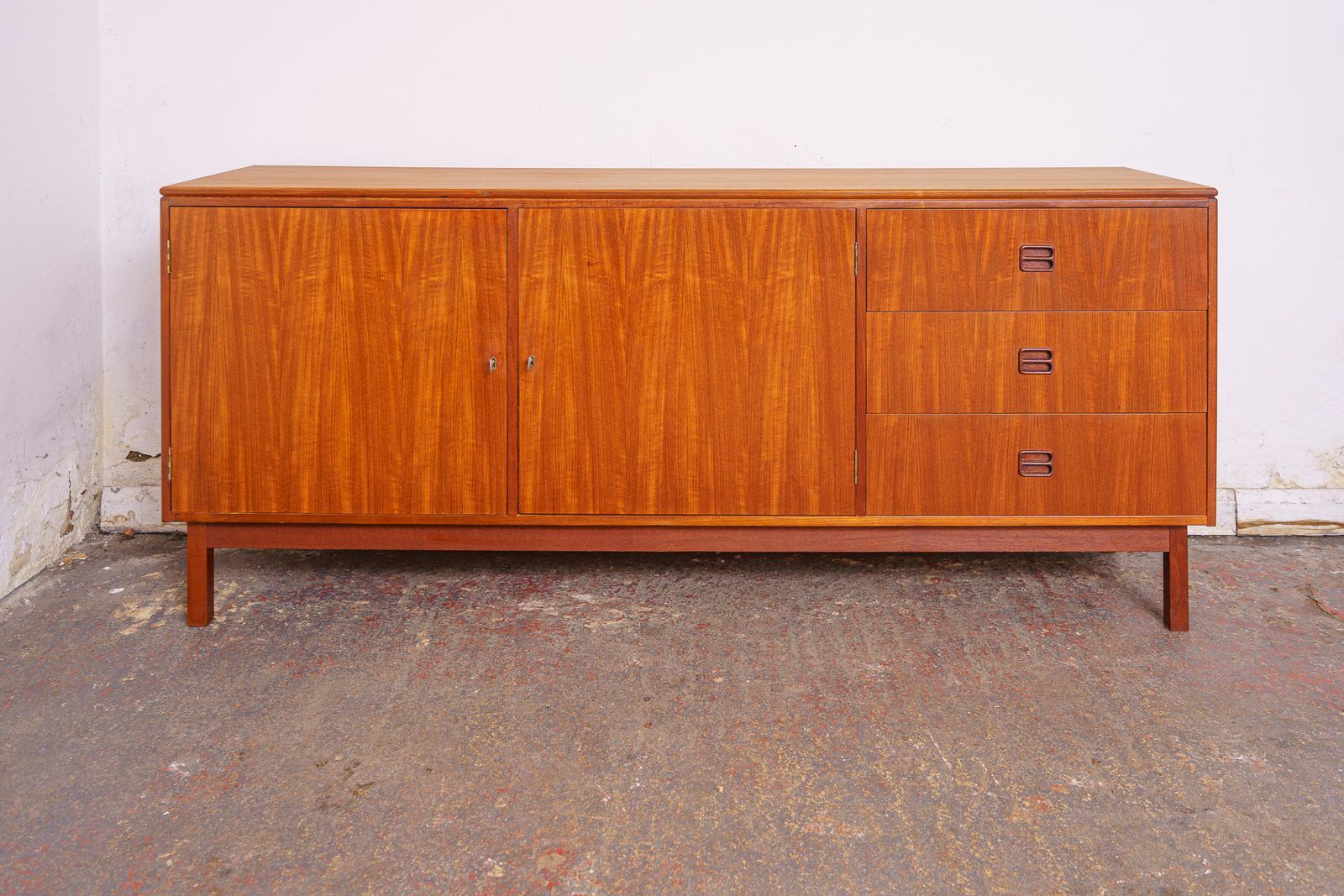 Danish Mid Century Teak Sideboard By Aejm Mobler photo for sale