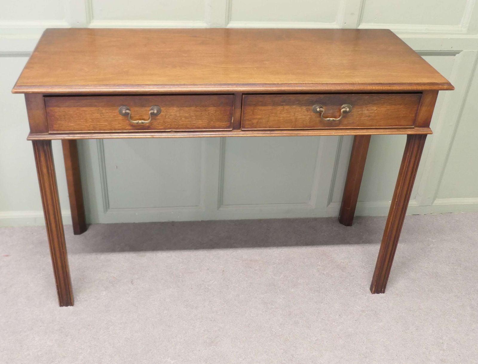 An Elegant 2 Drawer Writing Table Or Reception Desk photo 720.0