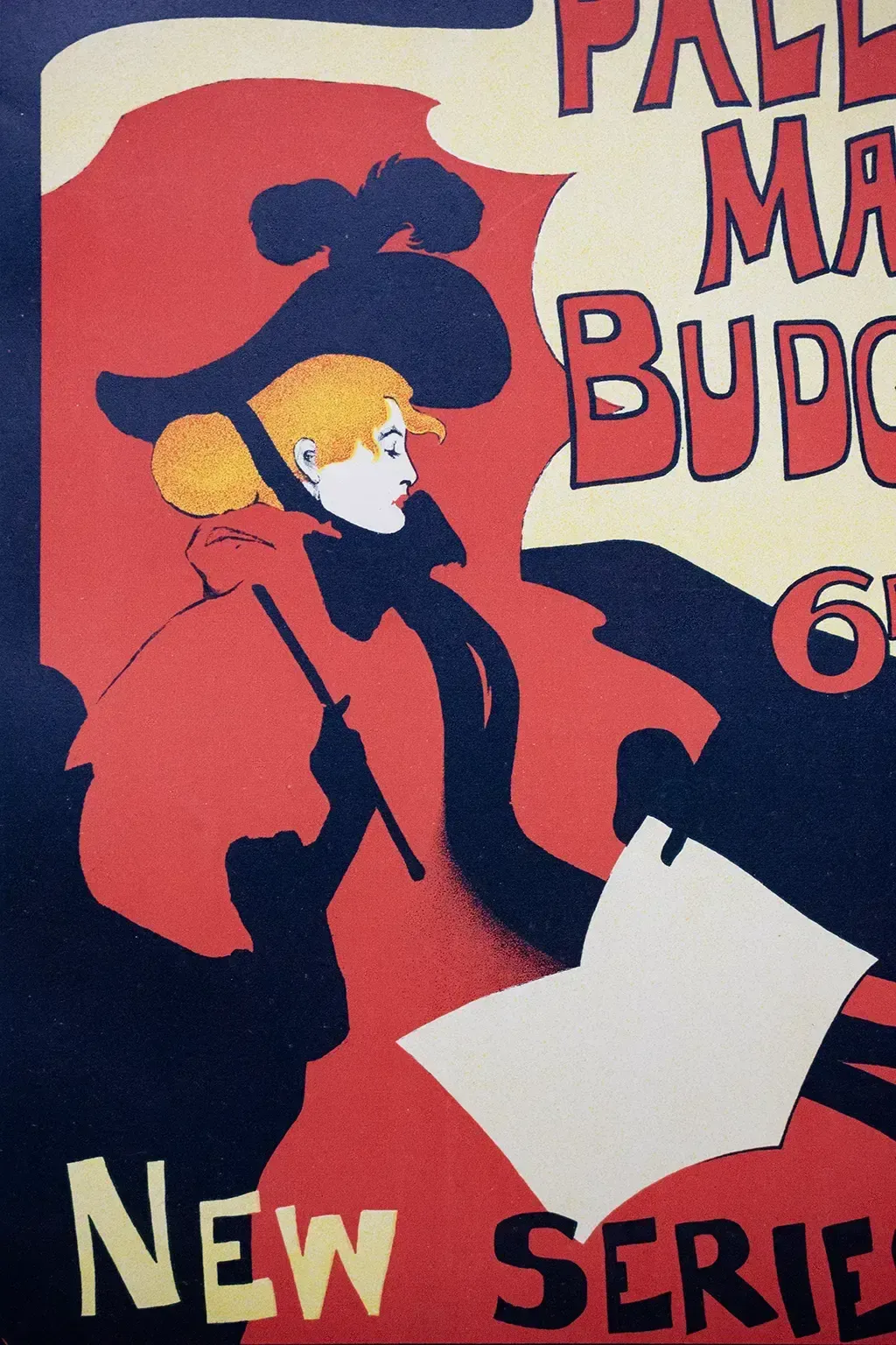 Pall Mall Budget Advertising Poster By Maurice Greiffenhagen – As Published In "Les Maîtres De L'affiche" By Jules Cheret In 1896 photo 220.0