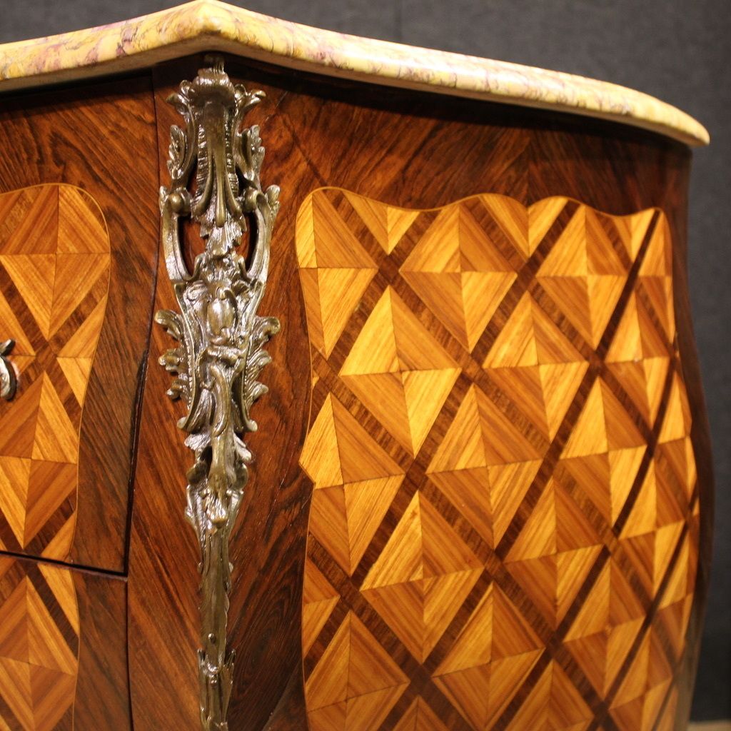 20th Century French Louis XV Style Inlaid Commode photo buy