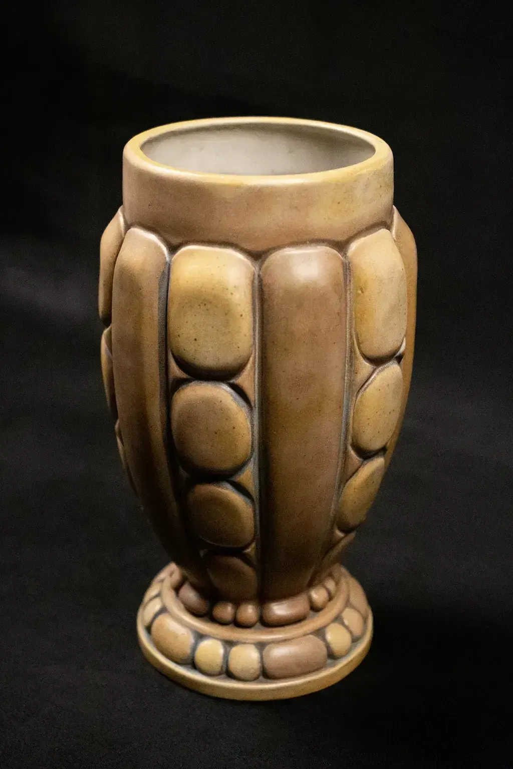 Baluster Vase In Stoneware By Joseph Mougin   Early 20th Century French Ceramic photo 450.0