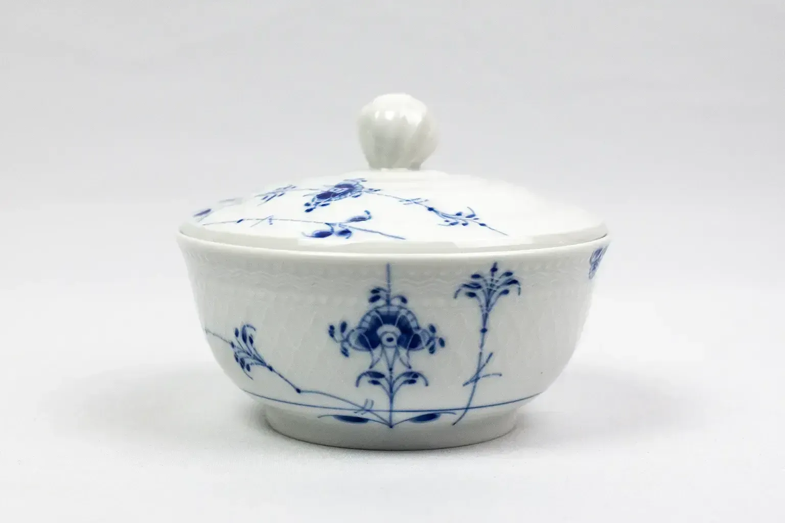 Sucrier vintage Royal Copenhagen, modèle Blue Fluted Plain photo Décoration