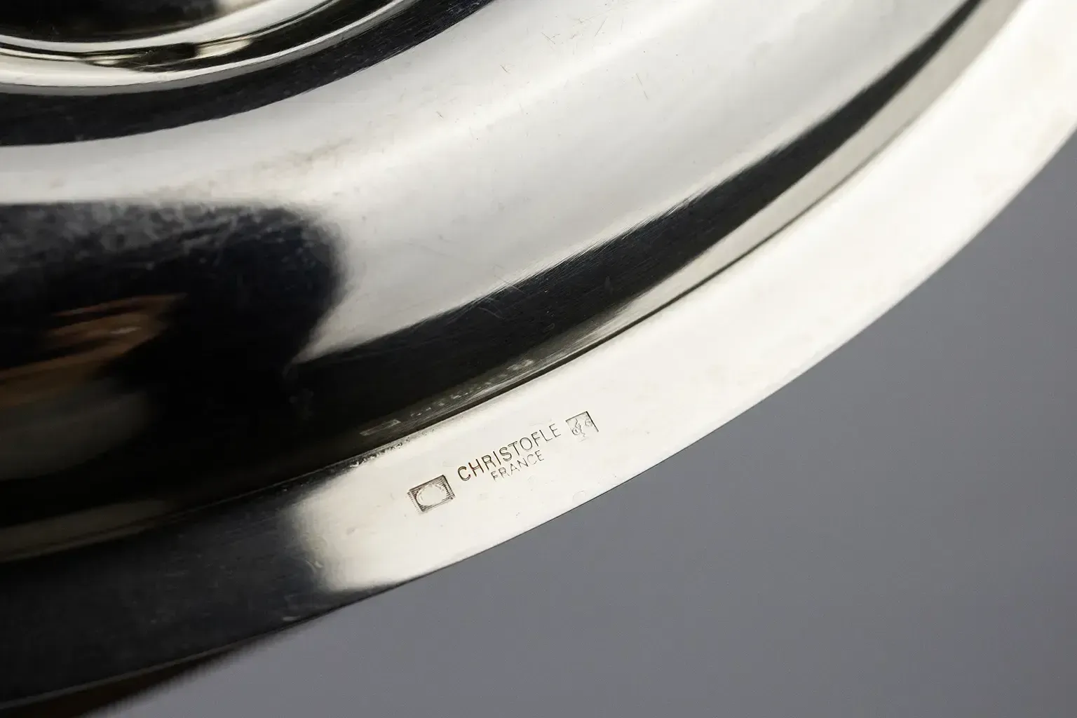 photo for sale Christofle Silver Plated Gravy Boat – In The Style Of The Vendôme Filet Model