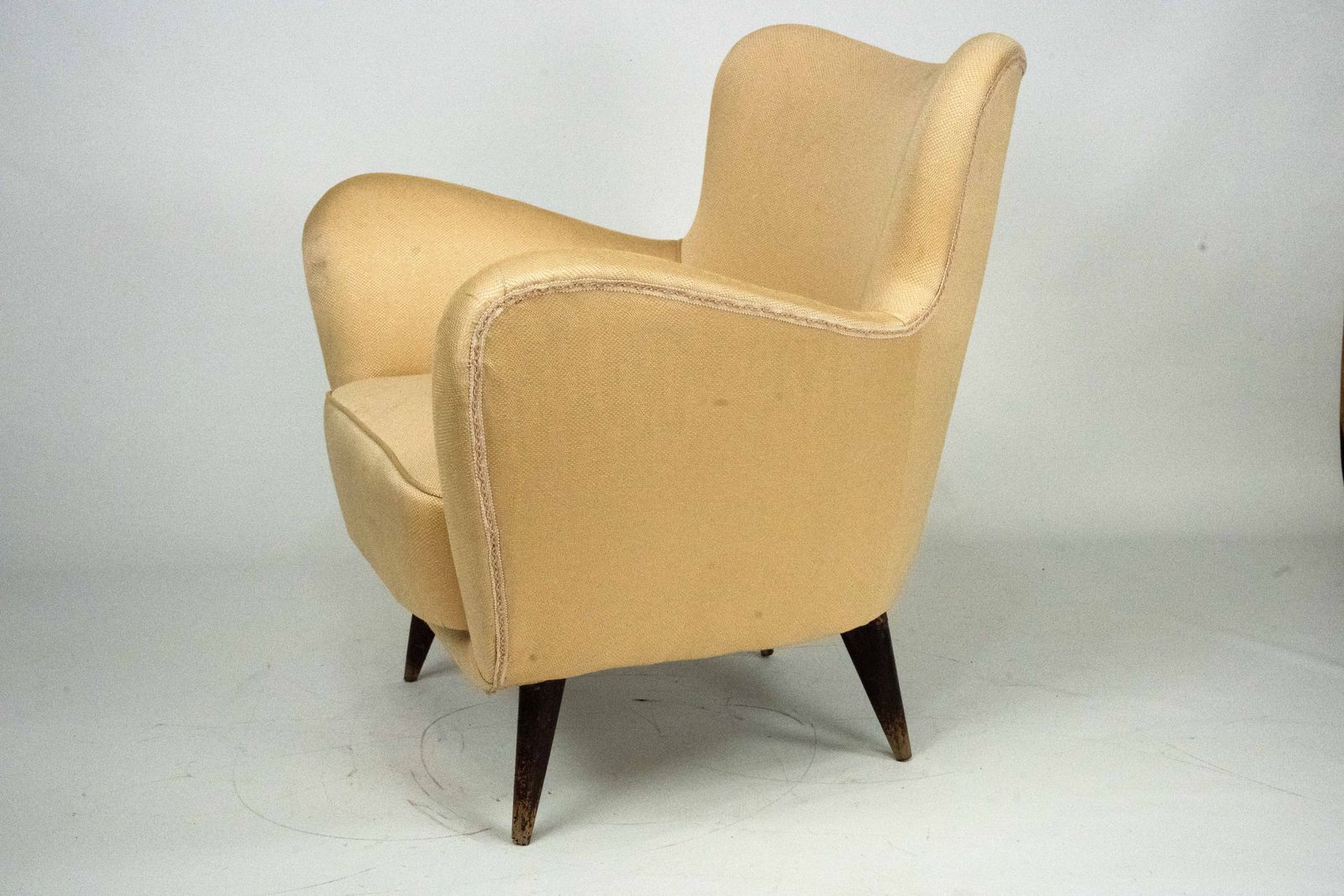 Guglielmo Veronesi Sculptural Lounge Armchair, Italy, 1950s photo buy