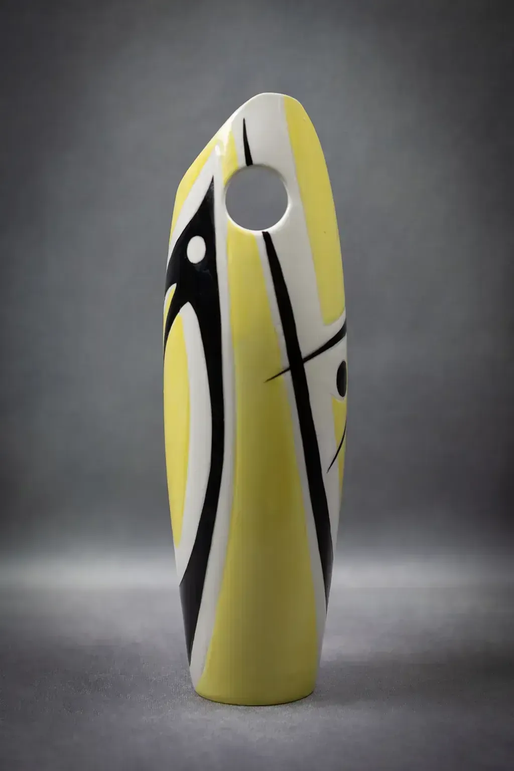 320.0 Modernist Porcelain Vase By Janos Török For Zsolnay photo