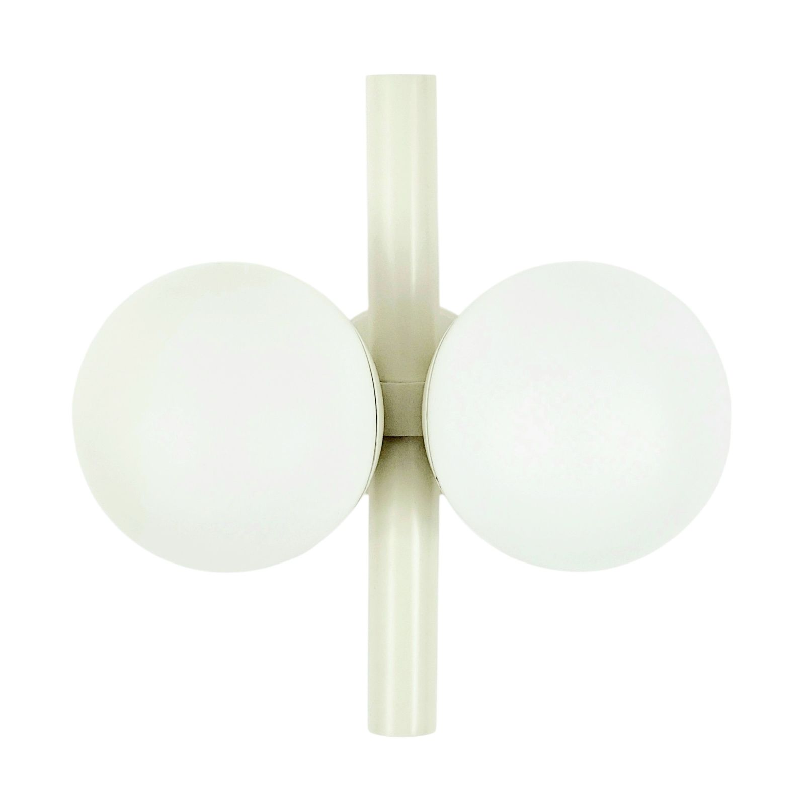 Mid Century Space Age Opaline Glass Wall Lamp From Kaiser Leuchten, Germany, 1960s