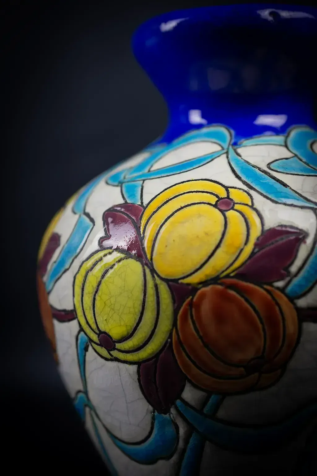 Small Vase With Detached Neck By Charles Catteau For Keramis photo buy