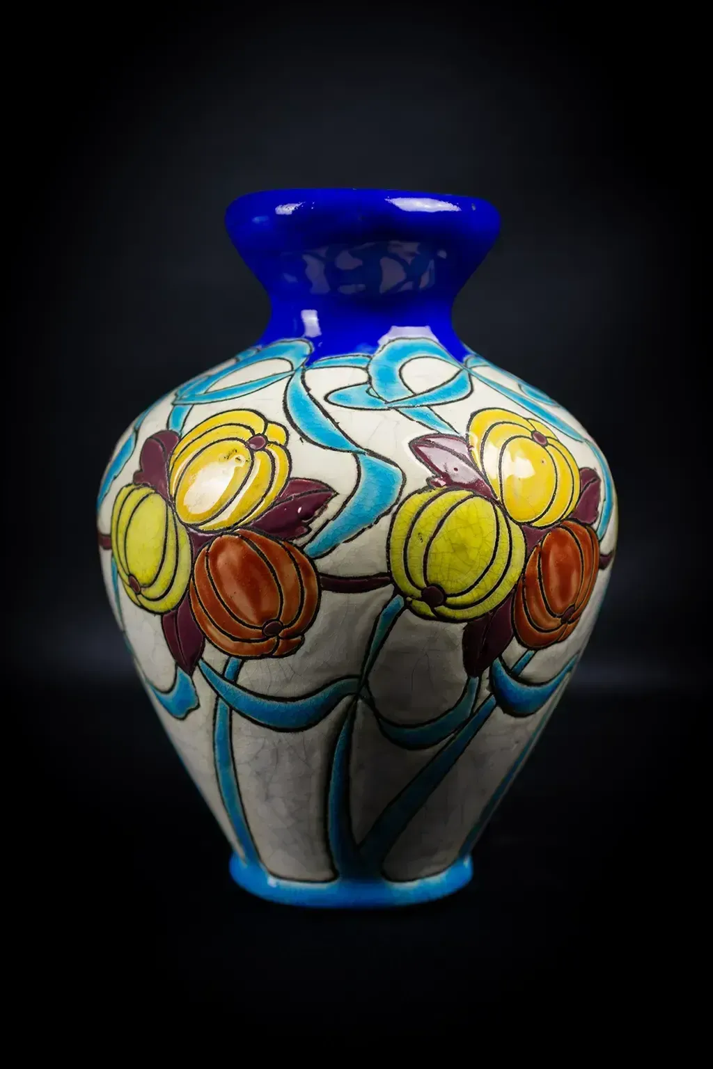 photo furniture Small Vase With Detached Neck By Charles Catteau For Keramis
