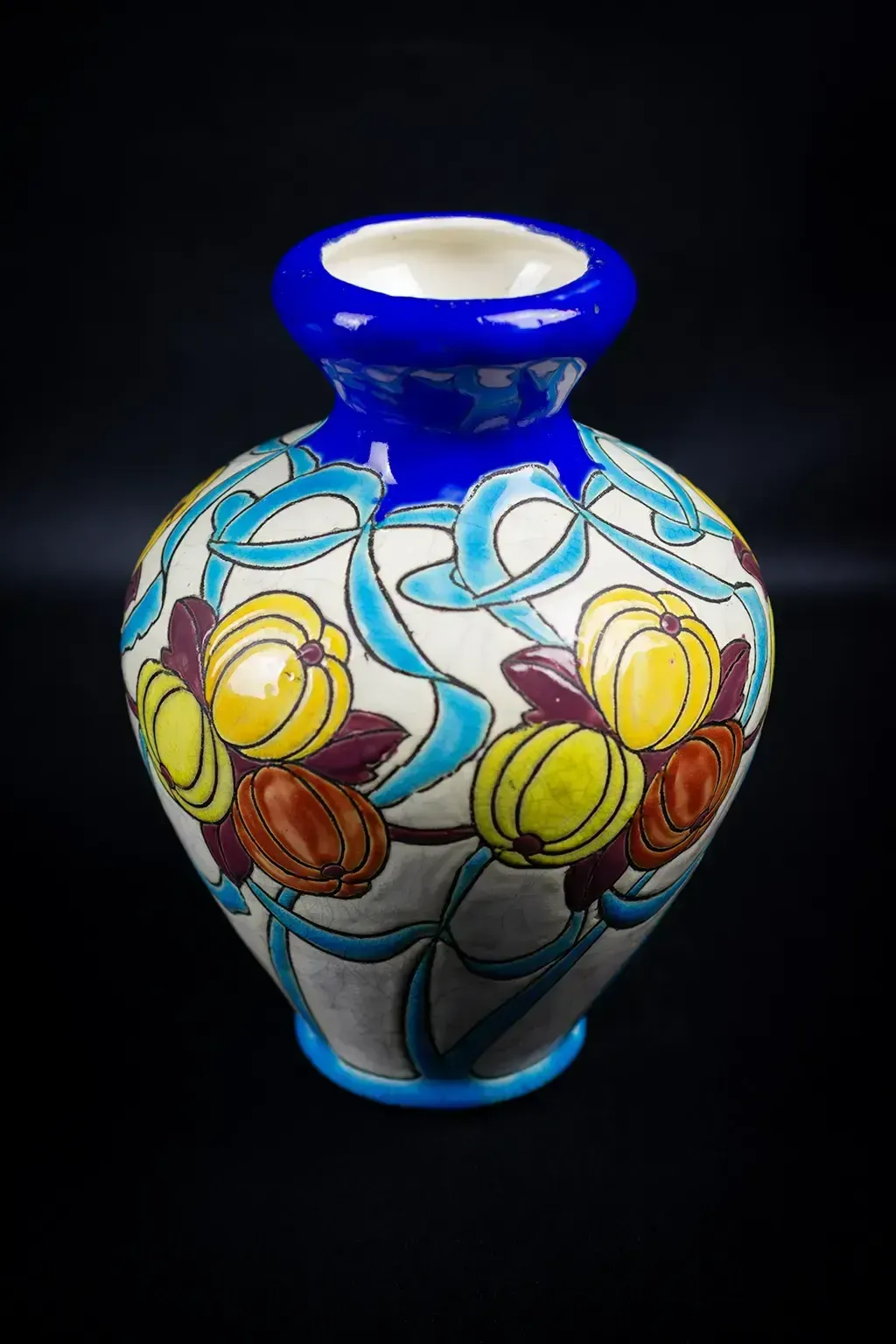 Home Decor Small Vase With Detached Neck By Charles Catteau For Keramis photo