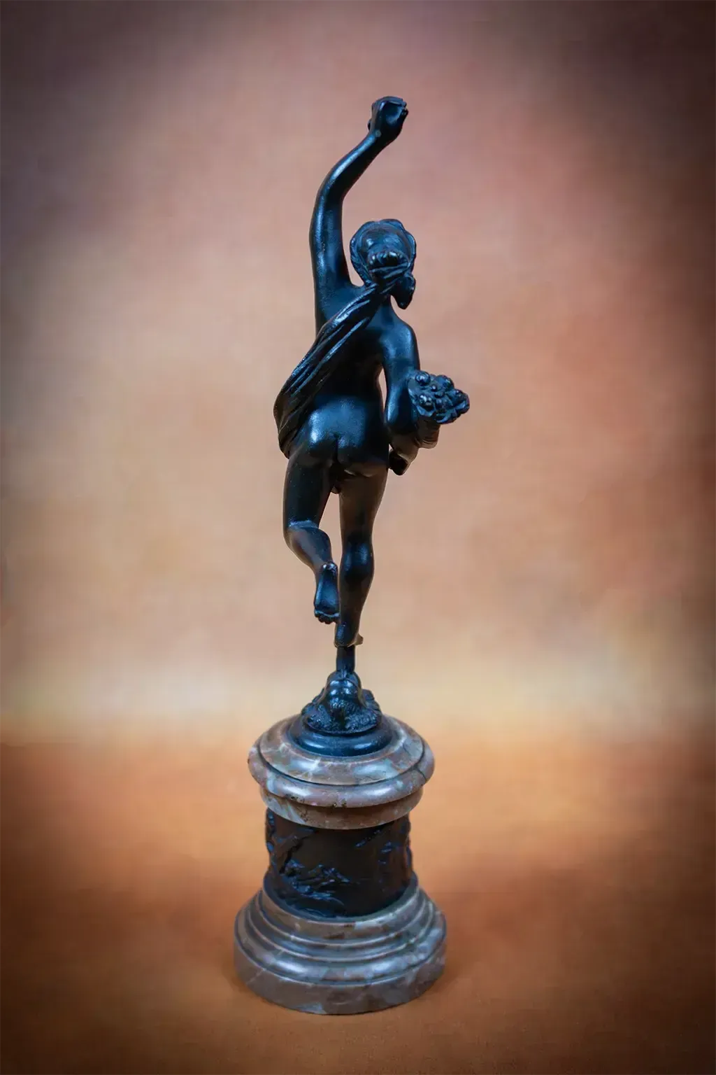 photo buy Allegorical Sculptures Of Mercury And Abundance Inspired By Jean De Bologne And Clodion
