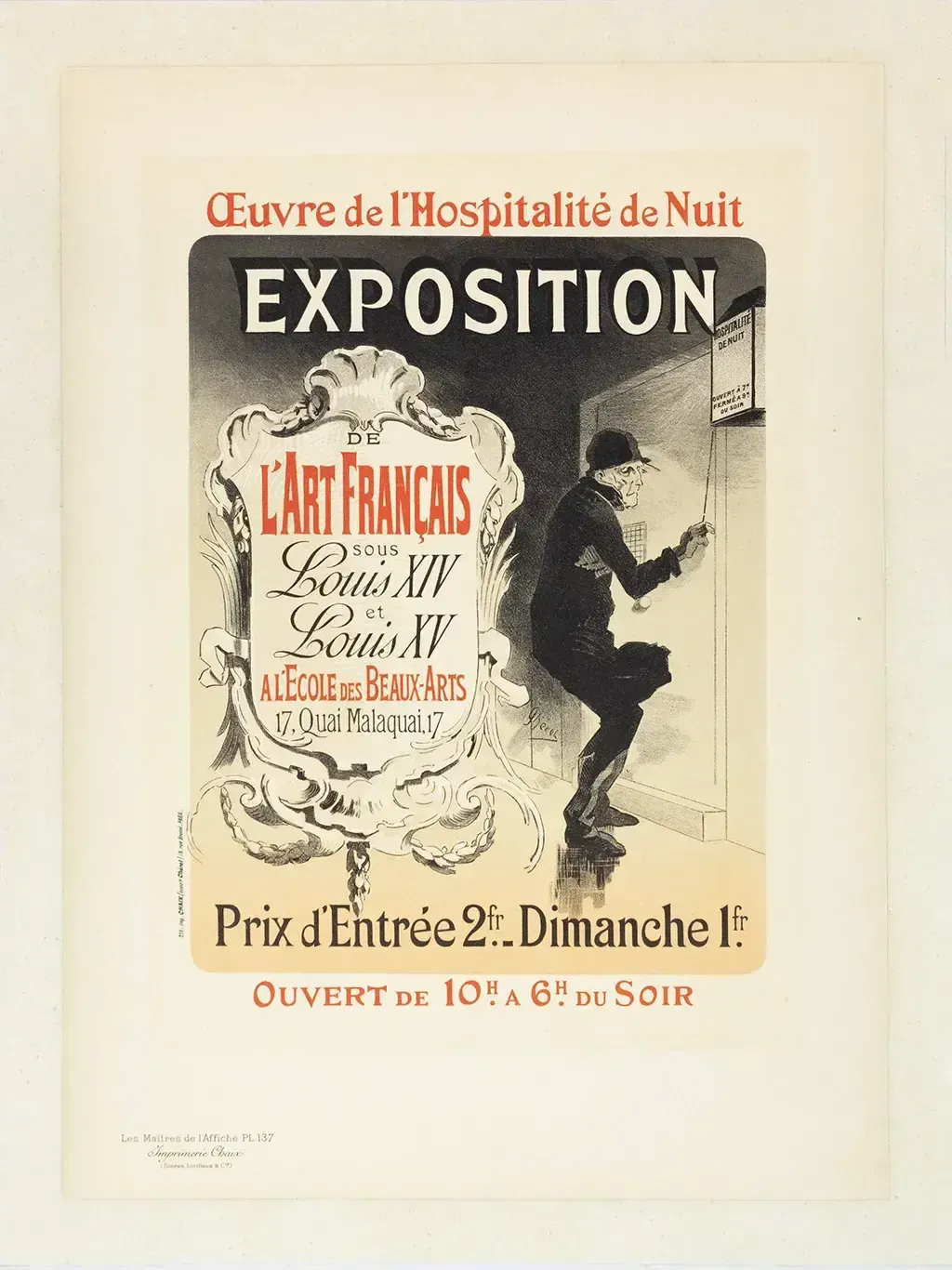 Poster For The "Exhibition Of French Art" – Jules Chéret, Les Maîtres De L'affiche Pl.137, 1898