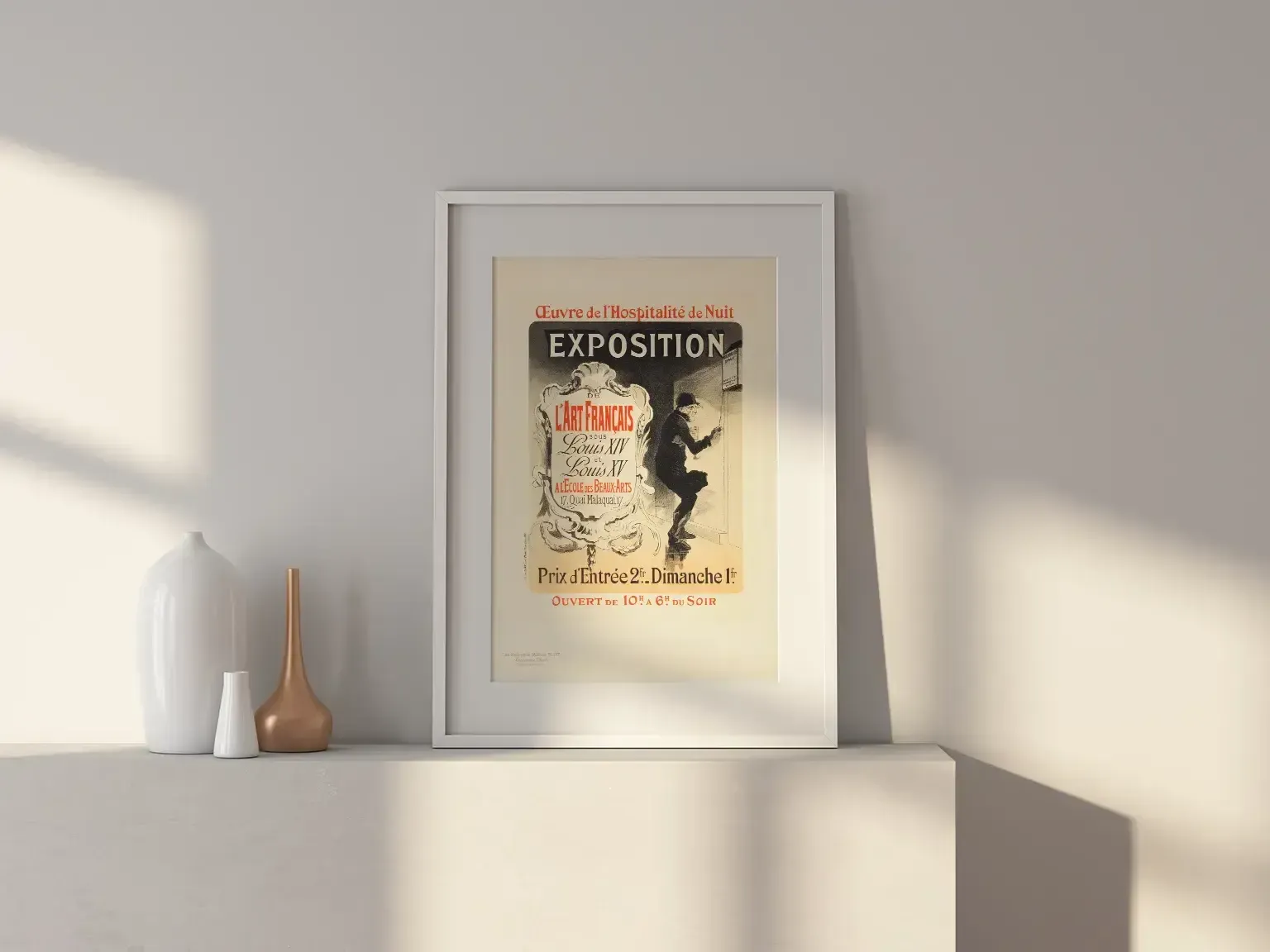 Poster For The "Exhibition Of French Art" – Jules Chéret, Les Maîtres De L'affiche Pl.137, 1898 photo vinterior