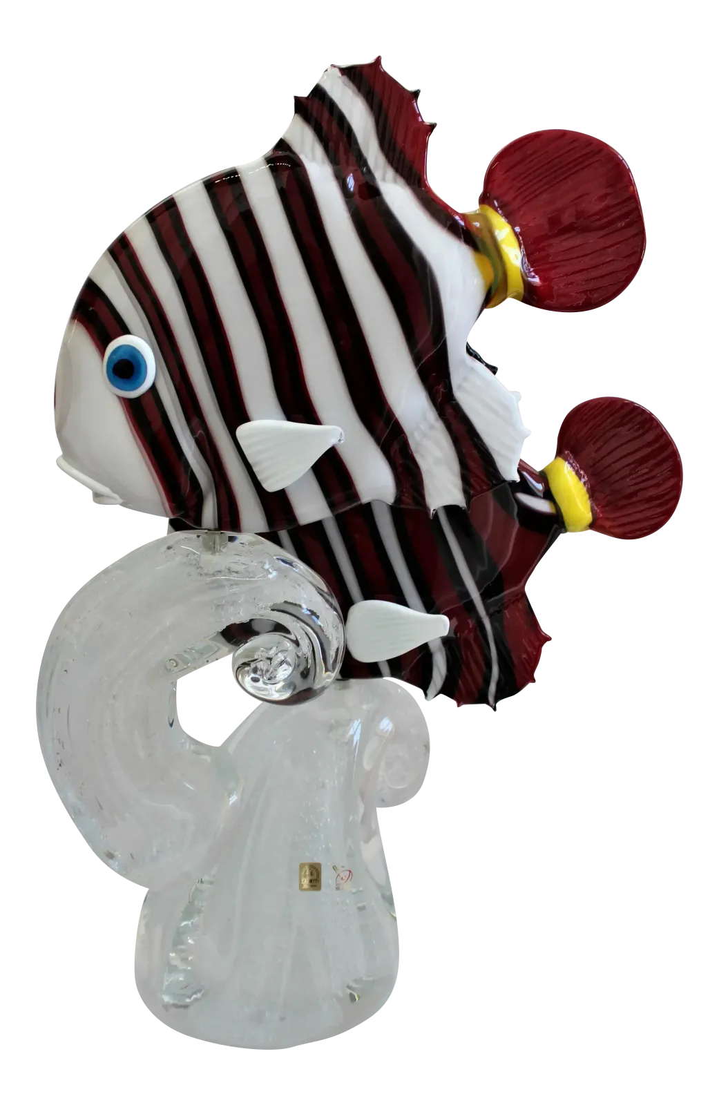 Murano Glass "Aquarium" Sculpture By Zanetti