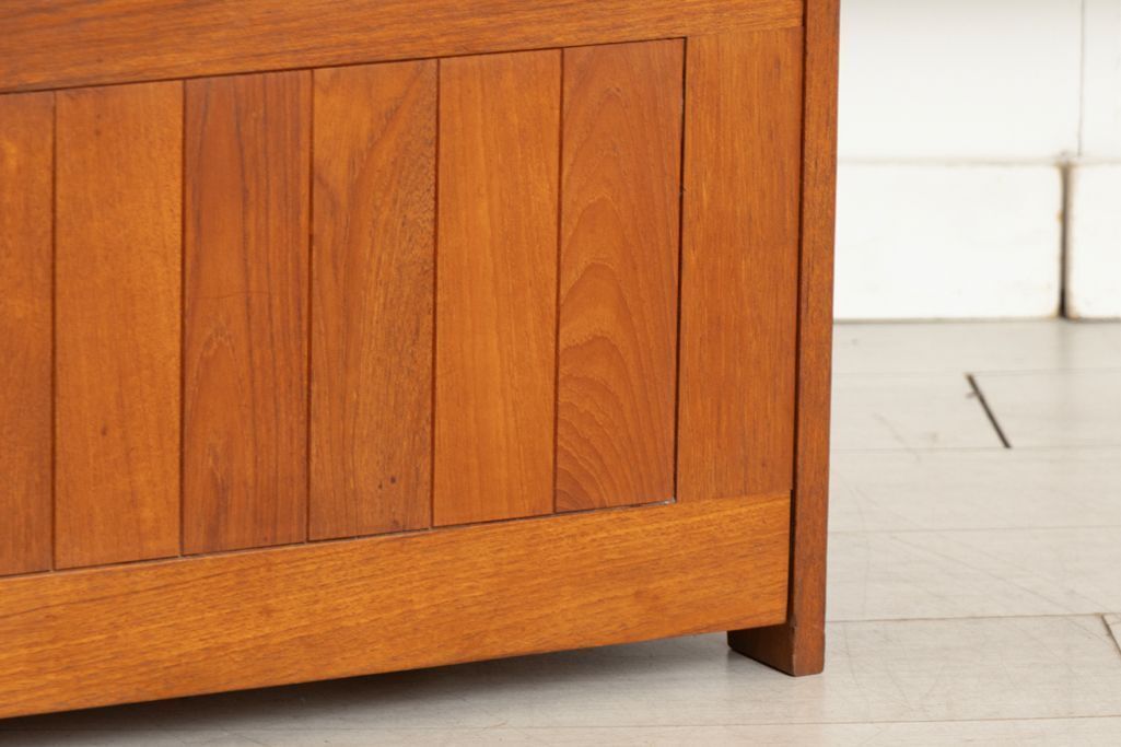 Teak Toy Box By O. Schjoll & B.K. Handest For Randers, Denmark C.1960 photo Home Decor