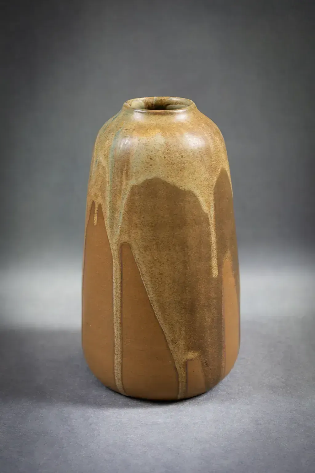 Vase Léon Pointu en grès émaillé photo 390.0