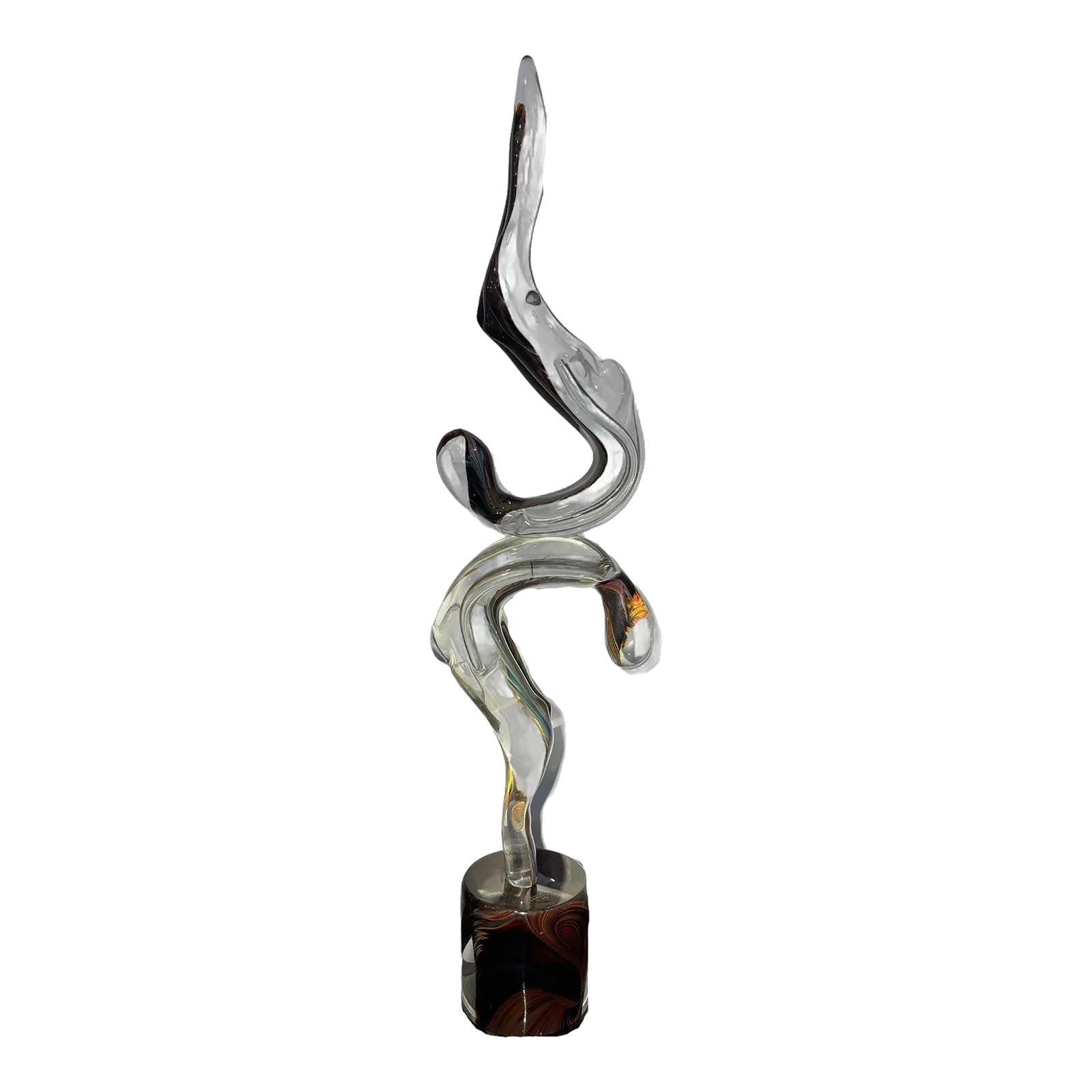 Giant Acrobats (Gymnasts) Statue Made Of Murano Glass