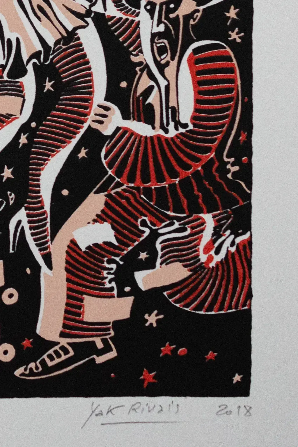 Screen Print "Liberty, Equality, Fraternity...Niqued" By Yak Rivais On Arches Vellum Paper photo vinterior