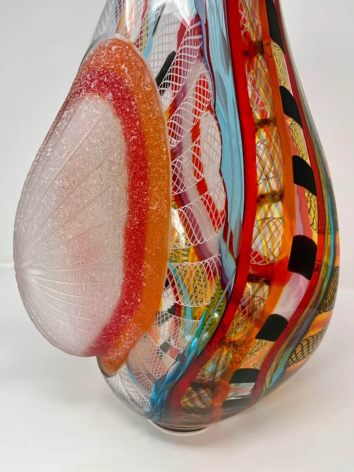 Murano Vase By Schiavon, 21st Century photo vinterior