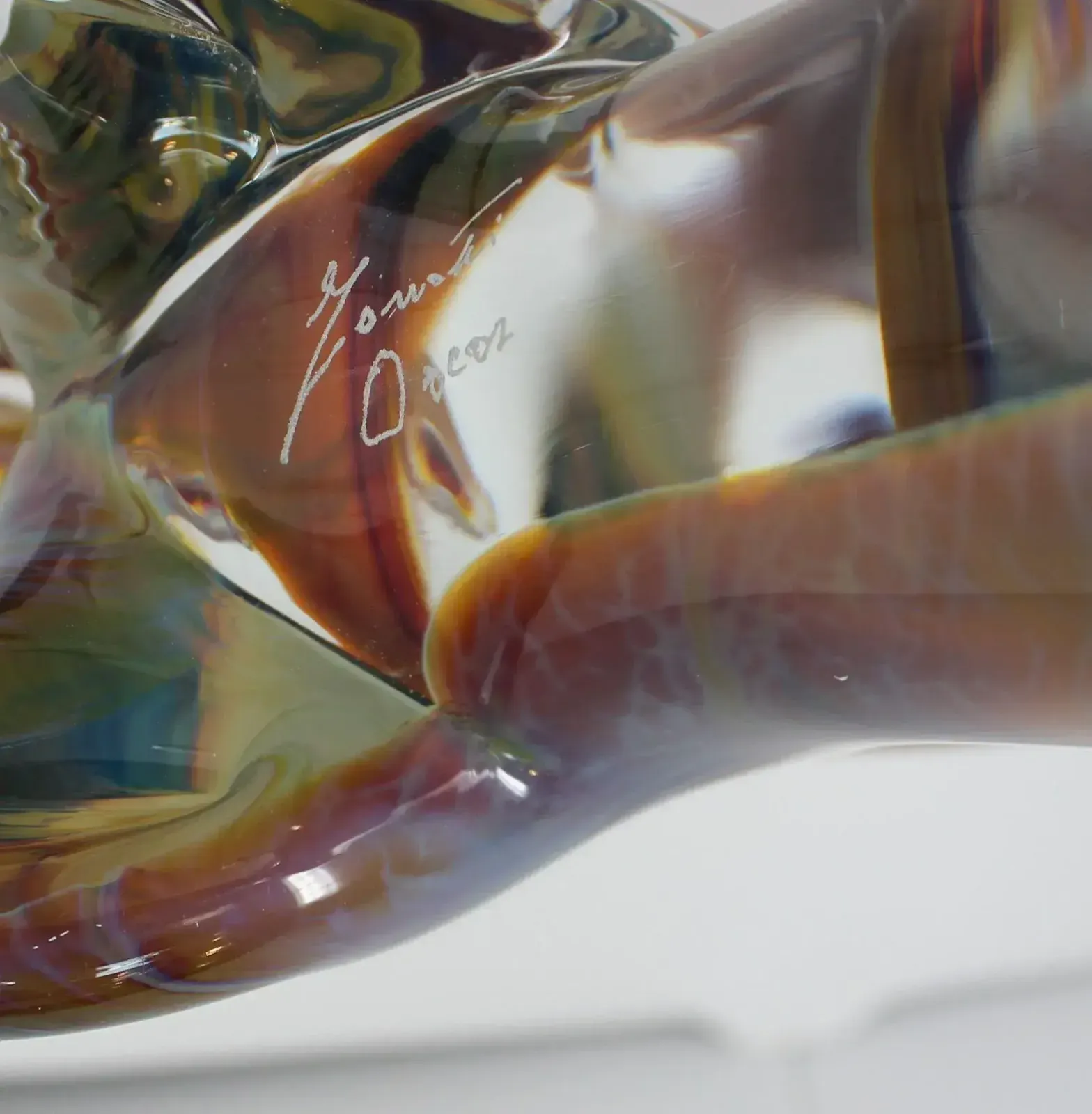 Murano Glass Pegasus Horse By Oscar Zanetti photo vinterior