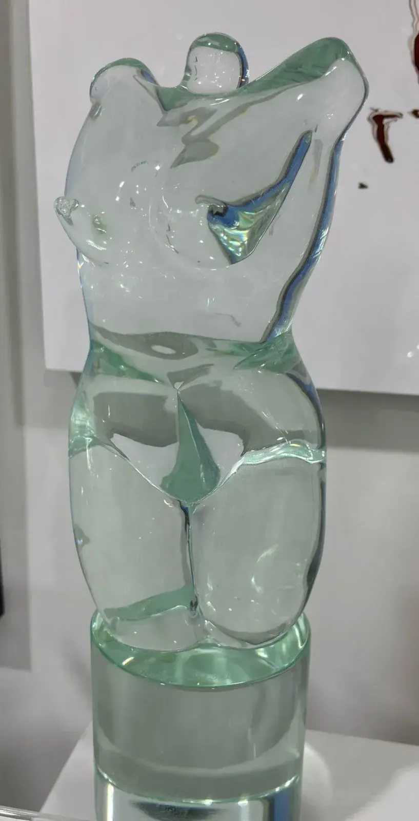Murano Glass Female Form By Martino Signoretto photo Art