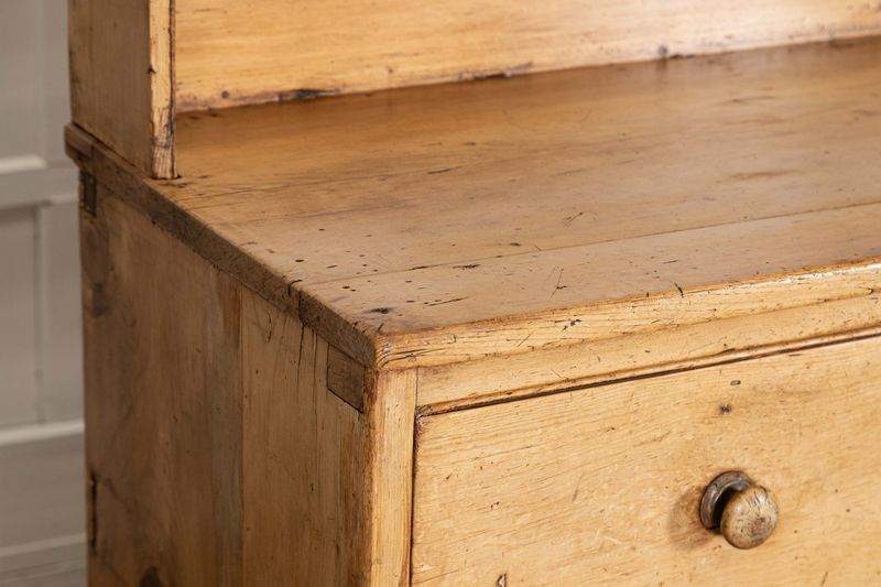 photo for sale Large 19thc English Vernacular Pine Dresser