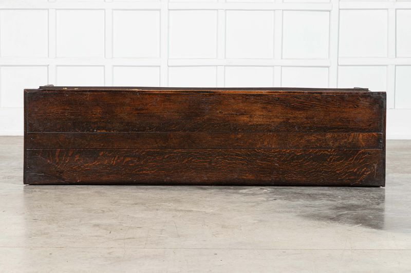 18thc English Oak Vernacular Dresser Base photo vintage