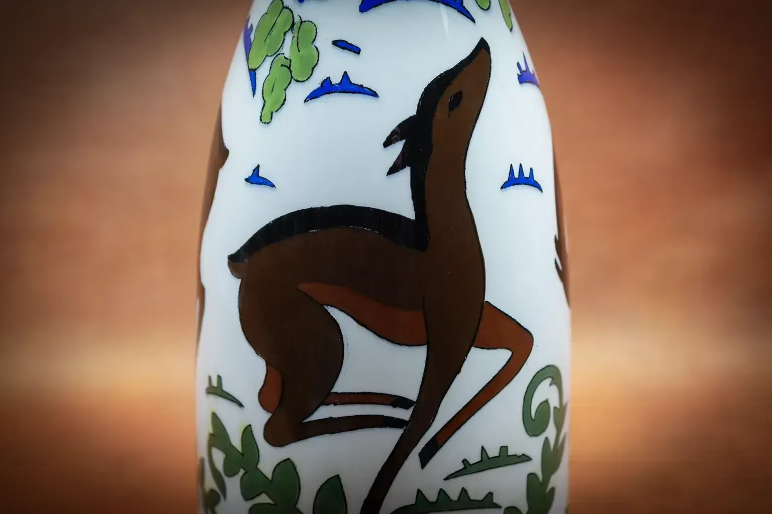 Vase Keramis à décor de cerfs (D. 1434) photo buy