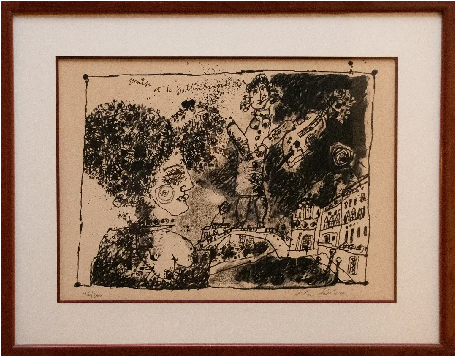 "Venice And The Acrobat" By Théo Tobiasse, Signed And Numbered