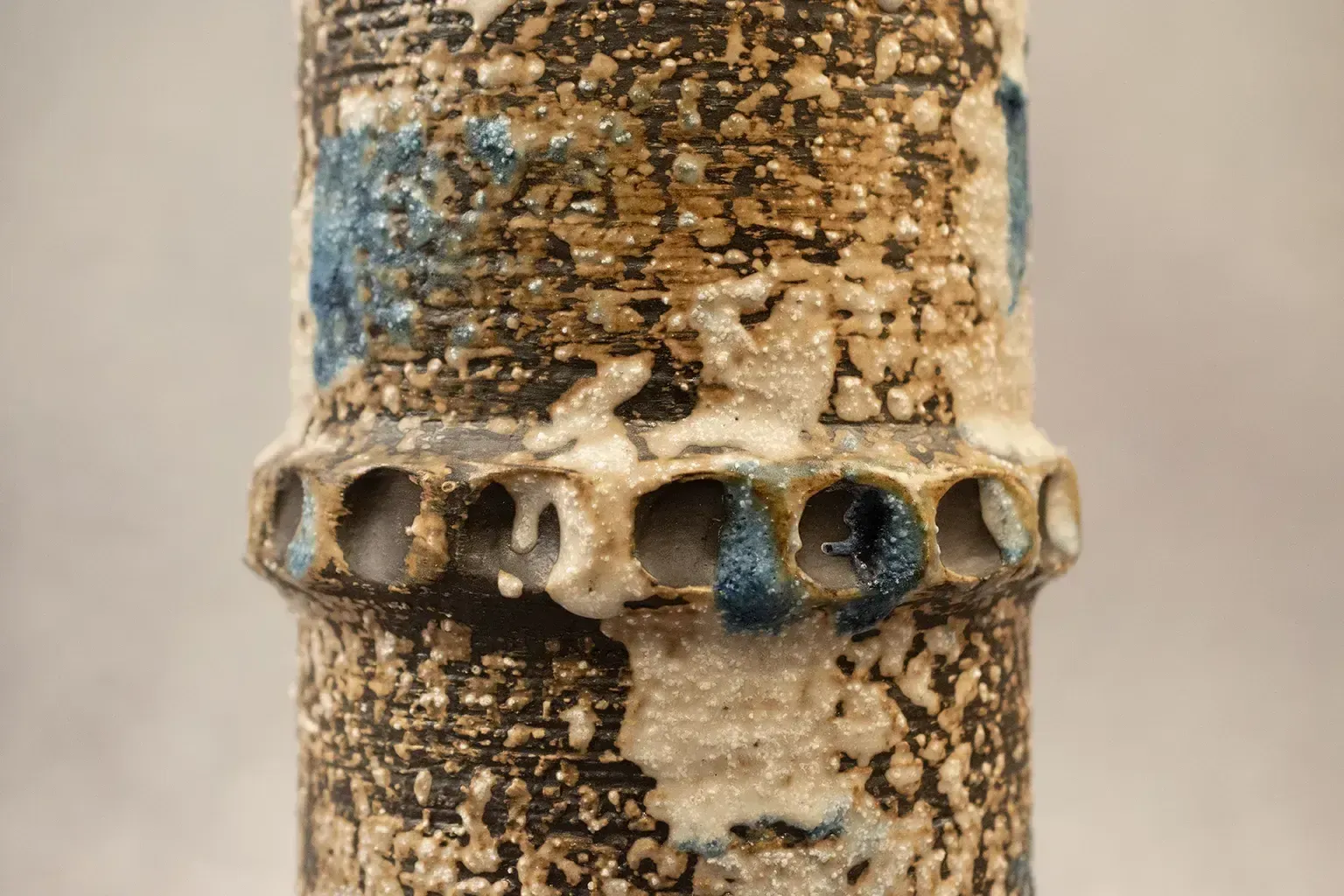 “Fat Lava” Vase – Dieter Peter For Carstens Tönnieshof, West Germany, Mid Century German Ceramic photo vintage