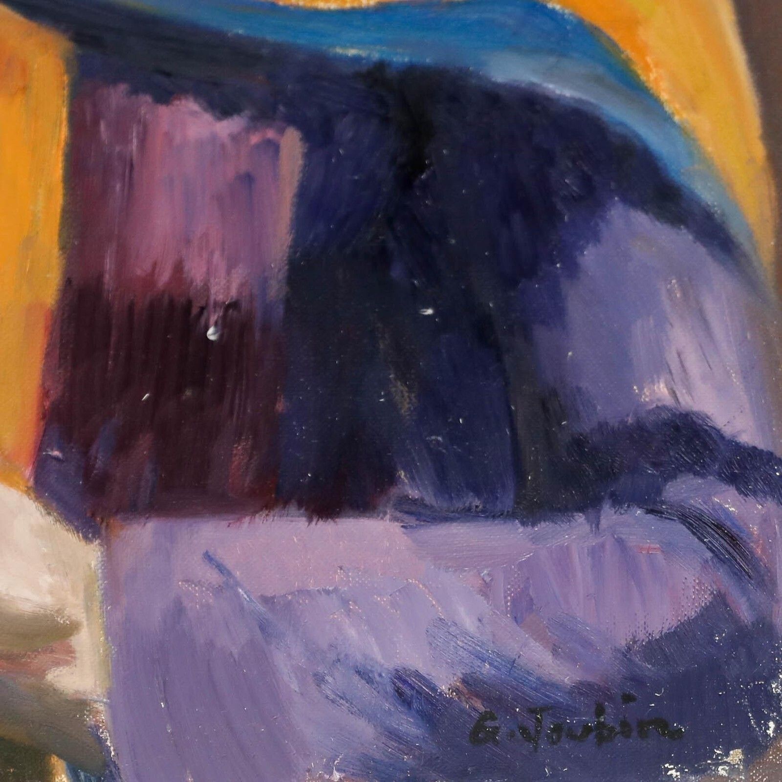Georges Joubin (1888 1983)   20th Century Oil, Portrait Of A Woman photo vinterior