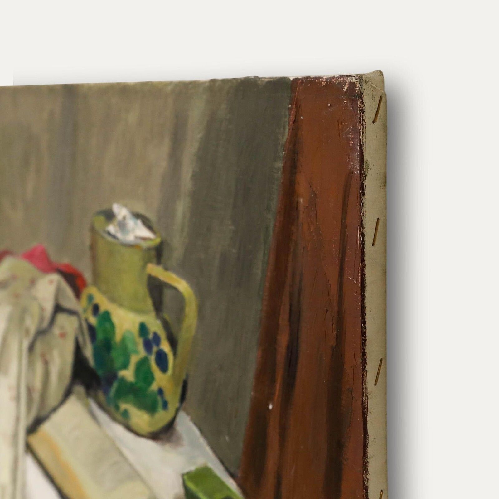 Georges Joubin (1888 1983)   20th Century Oil, Still Life With Fabric photo 395.0