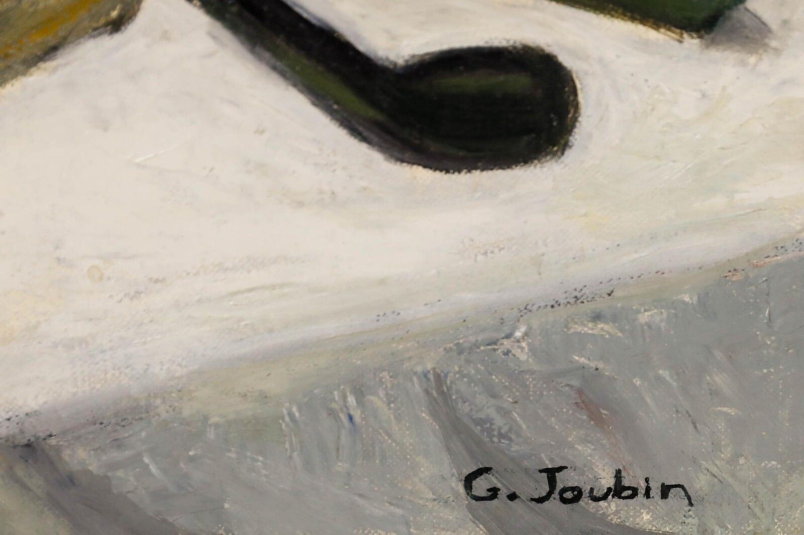 Georges Joubin (1888 1983)   20th Century Oil, Still Life With Fabric photo vinterior
