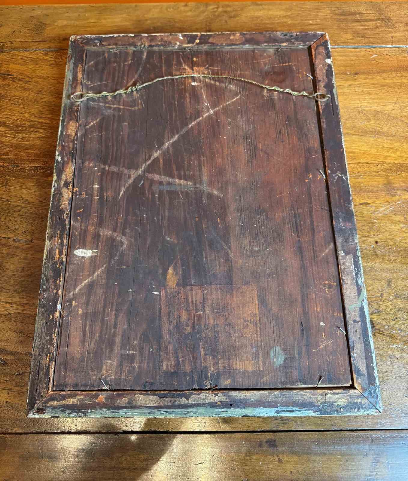 Georgian Reverse Glass Mezzotint Of Mrs Mary Anne Grenville photo furniture