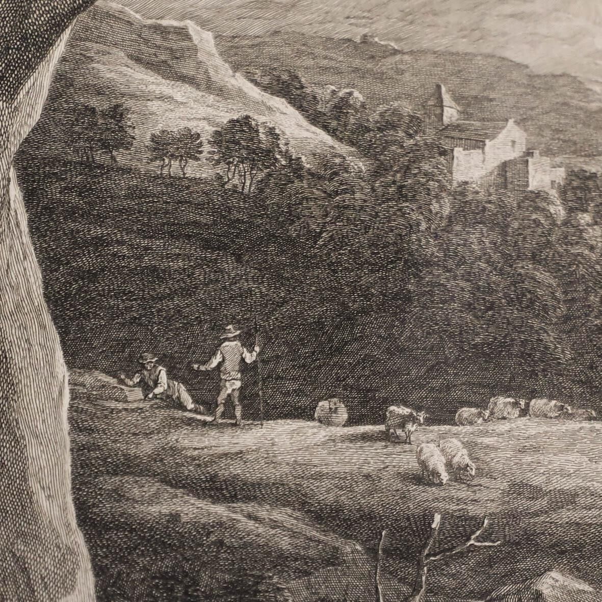 L. Sullivan After D. Teniers   18th Century Engraving, St. Anthony's Temptations photo Art