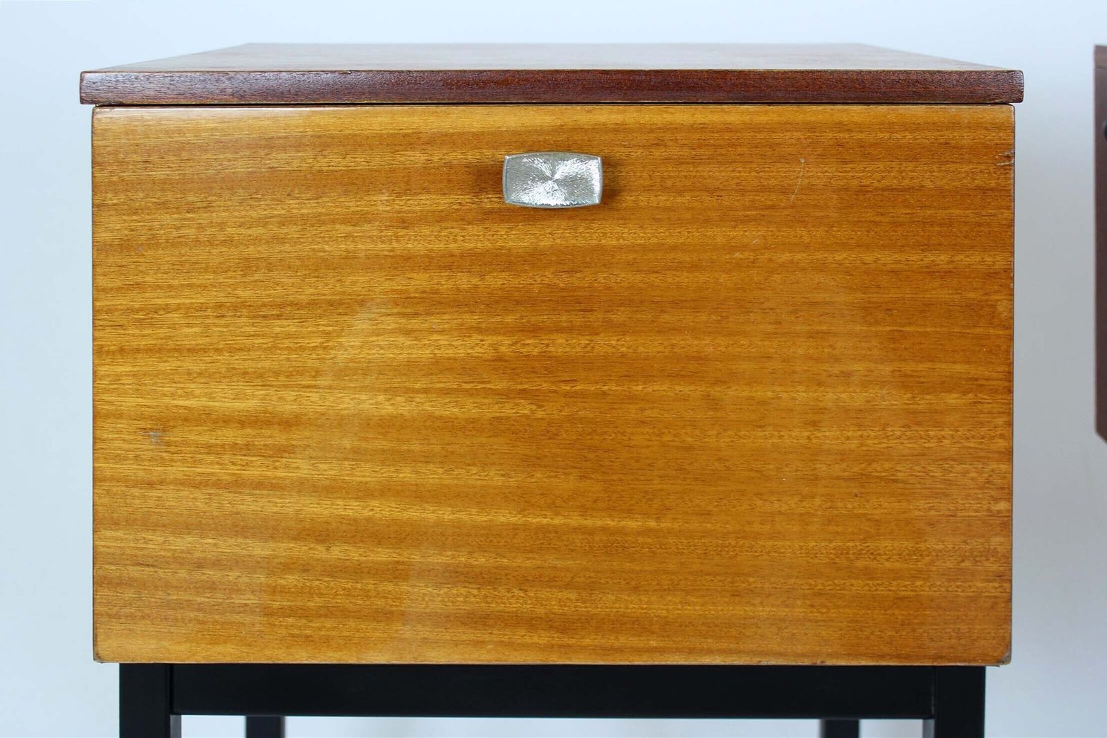 Mid Century Mahogany Nightstands By Up Závody, Czechoslovakia, 1970s, Set Of 2 photo 780.0