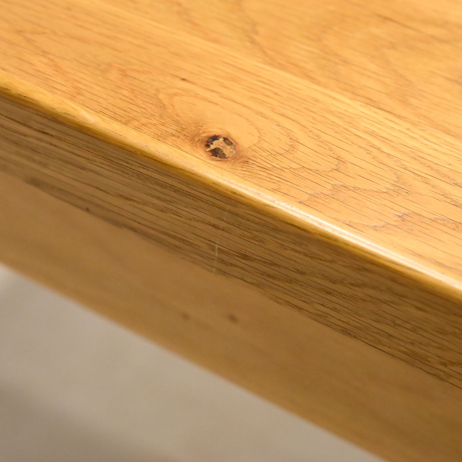 photo vintage Large Extending Dining Table Light Oak Extends To Seat Up To 12 Free Uk Delivery