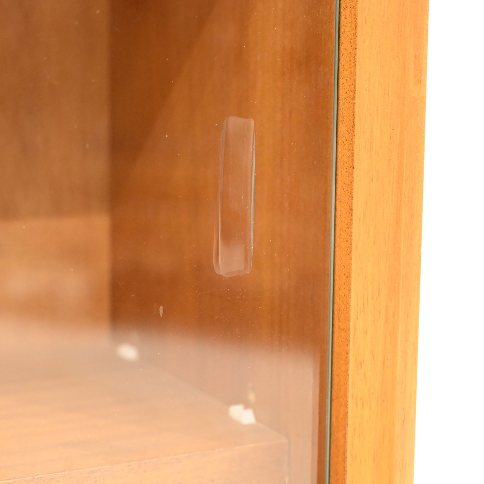 1950s 60s Gibbs Teak Display Cabinet Sliding Glass Doors Free Uk Delivery* photo vintage