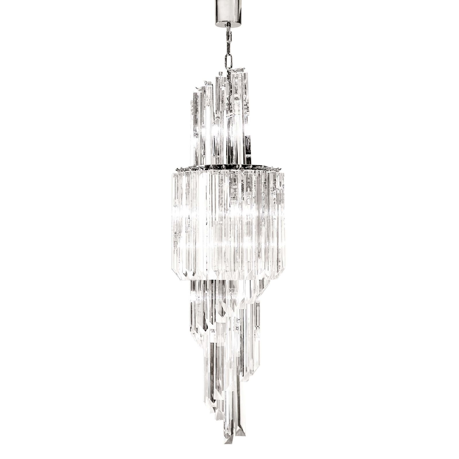 Beautifully Handmade In Italy Crystal Murano Chandelier