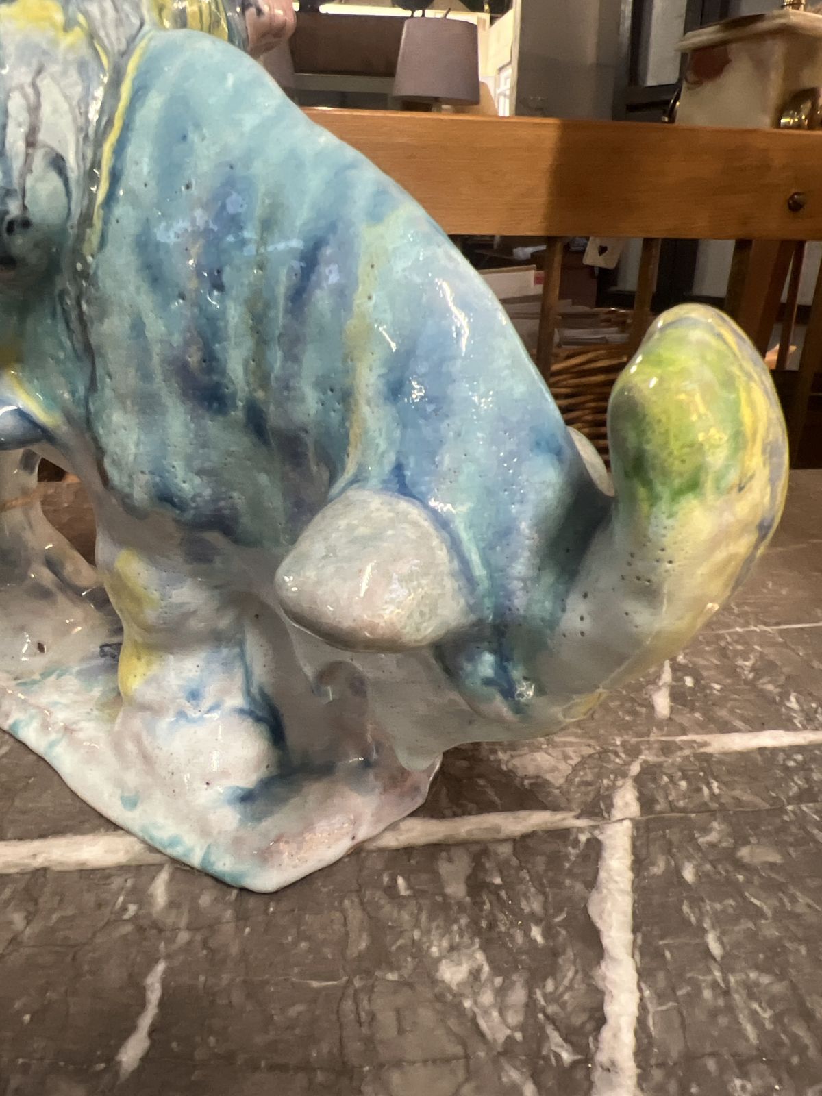 photo vinterior Rare Early Obican Studio Pottery Sculpture, Signed & Dated 1951