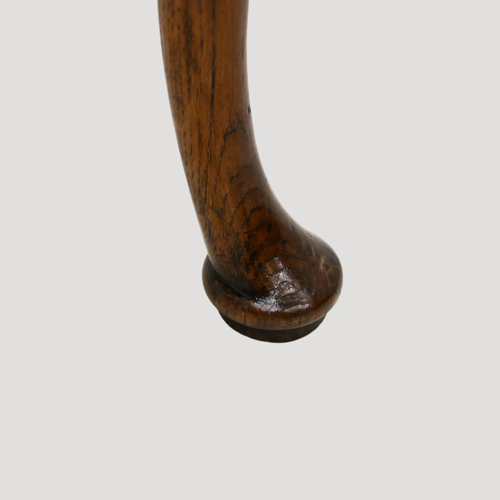 Furniture Georgian Oak Dining Chair Ladderback Cabroile Legs Pad Feet Free Uk Delivery* photo