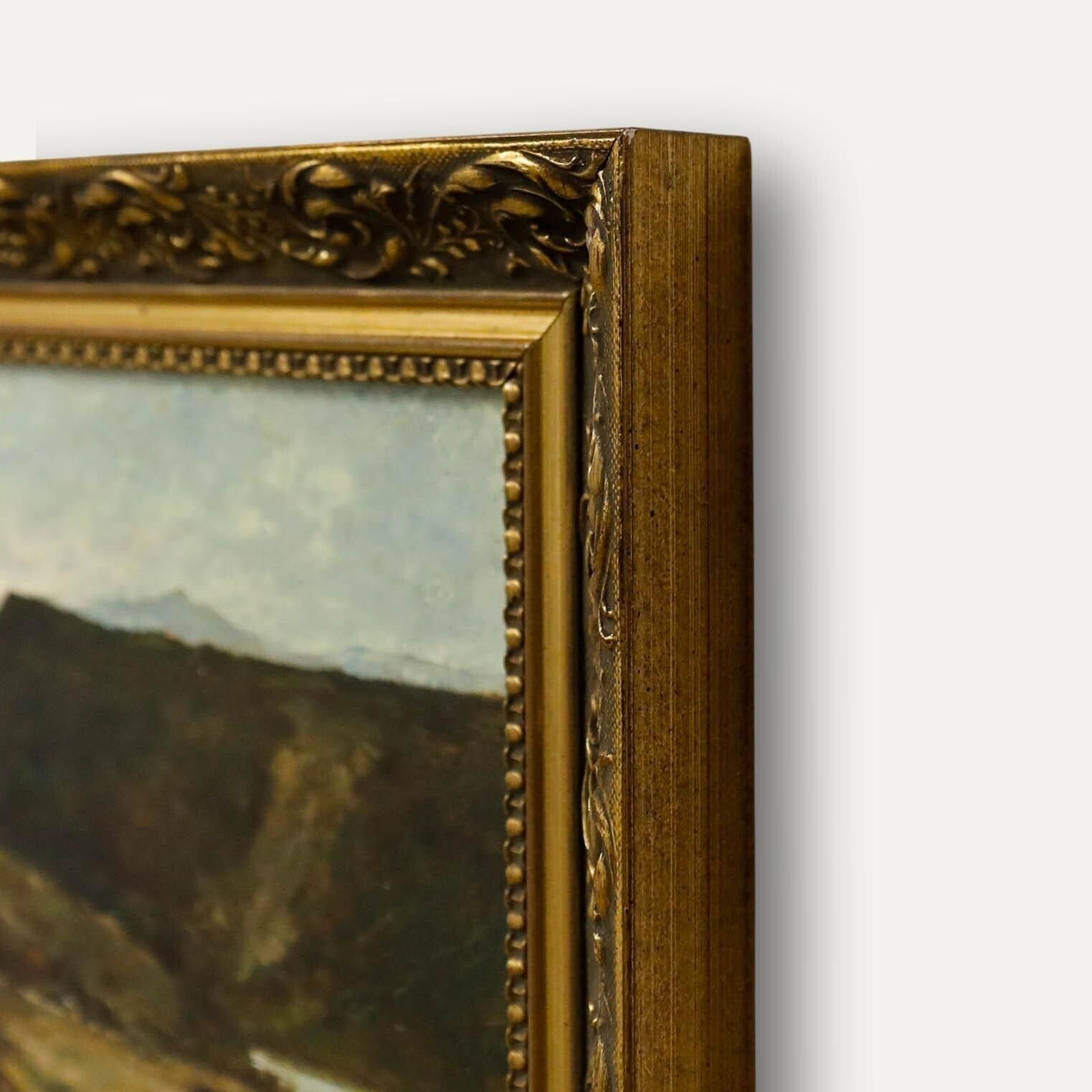 Petr Skorpik (B.1953)   Framed 20th Century Oil, Cattle In The Mountains photo 550.0