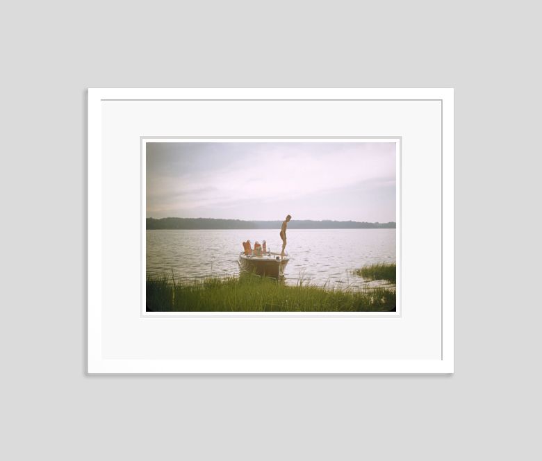 Toni Frissell 'Boat Coming In' Archival Pigment Print Framed In White photo furniture