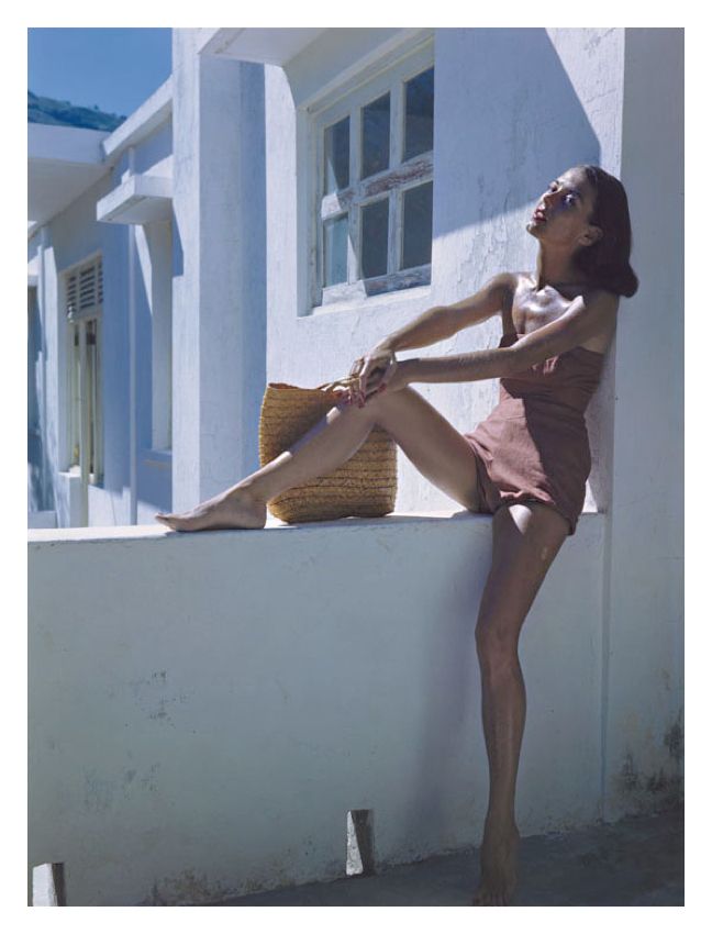Toni Frissell 'Swimwear' Archival Pigment Print Framed In White
